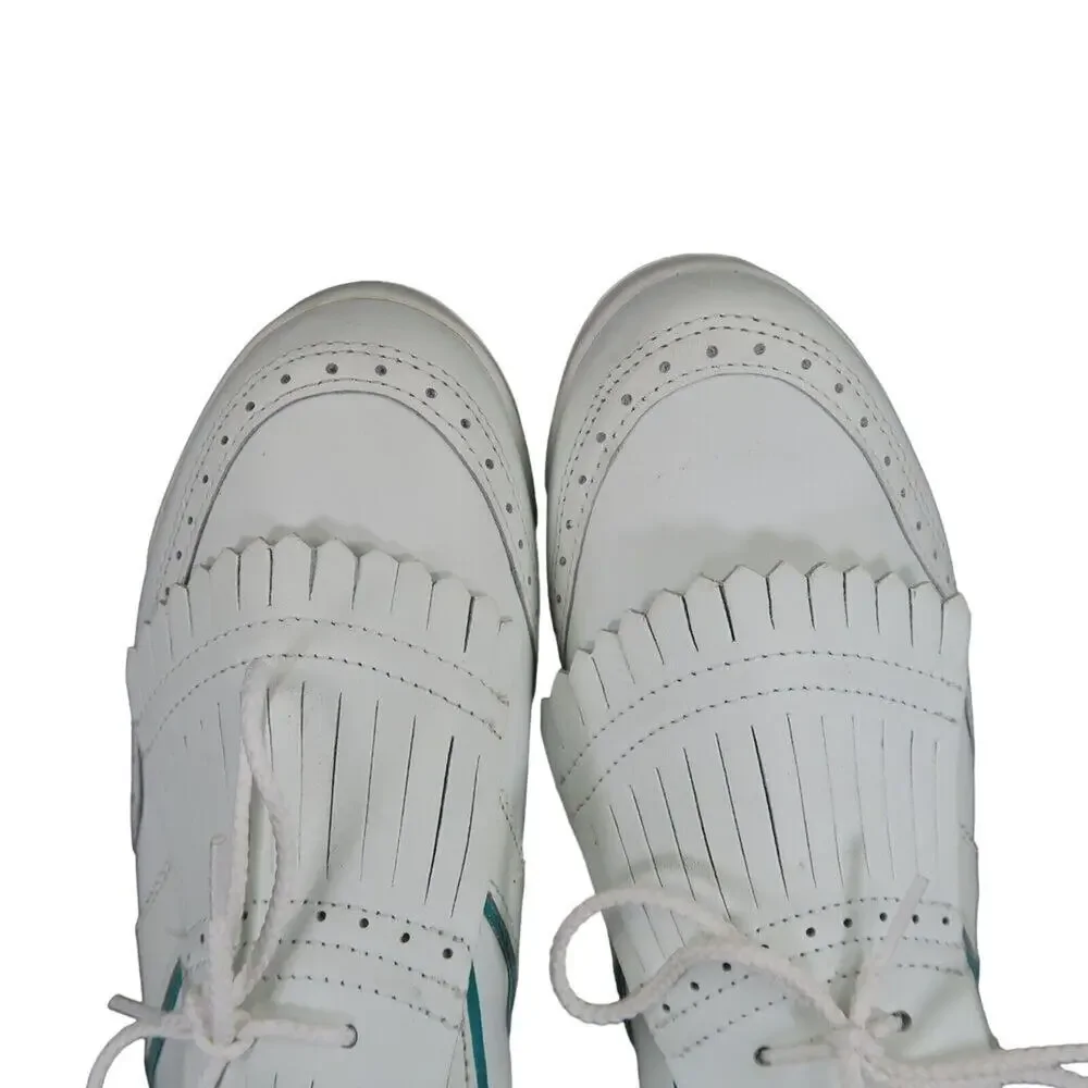 Etonic Shoes Womens 6 Golf Athletic Classic Cleats Leather Fringe Oxford Vintage